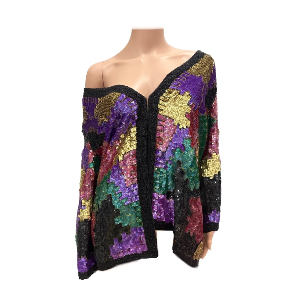 80s Sequin Puzzle Jacket